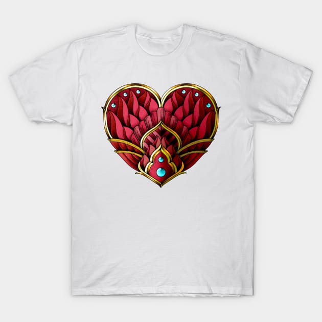 Valentine's Day T-Shirt by Psydrian